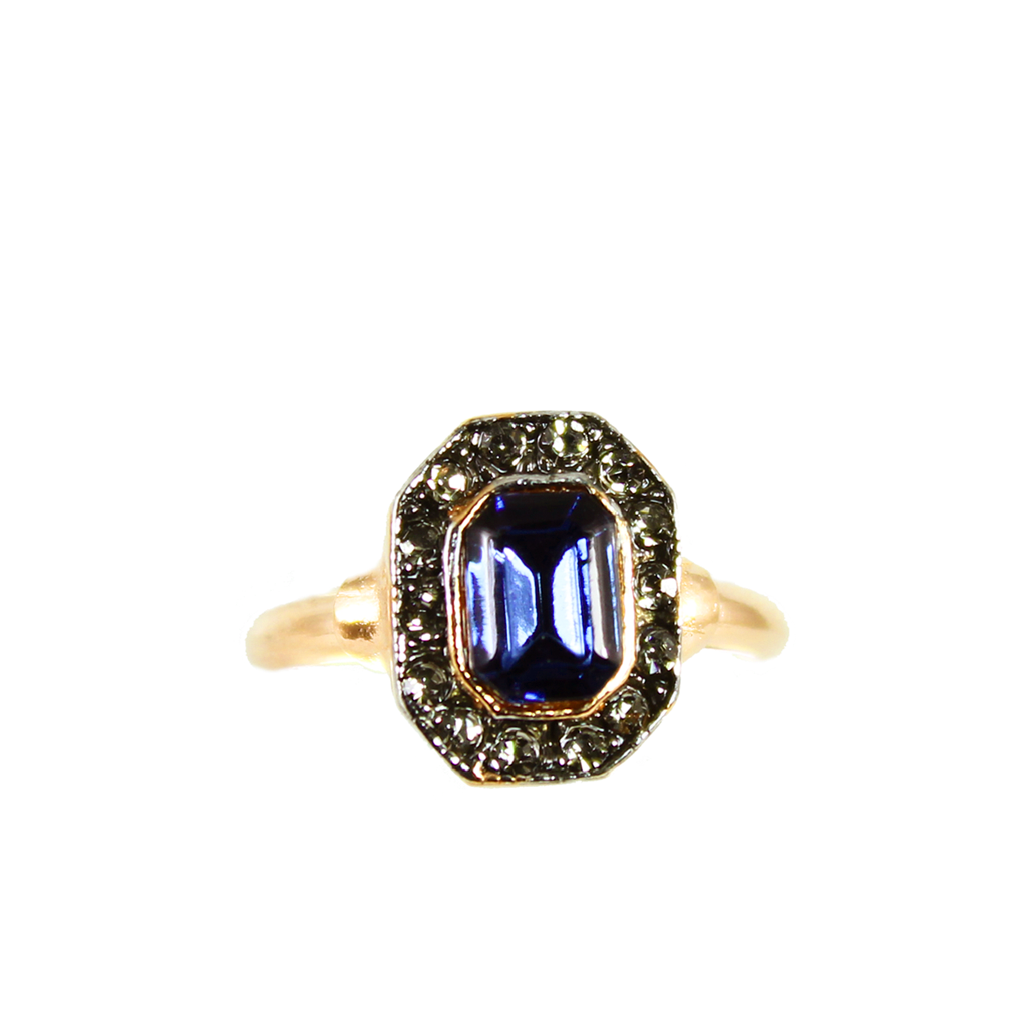 Blue Crystal Ring