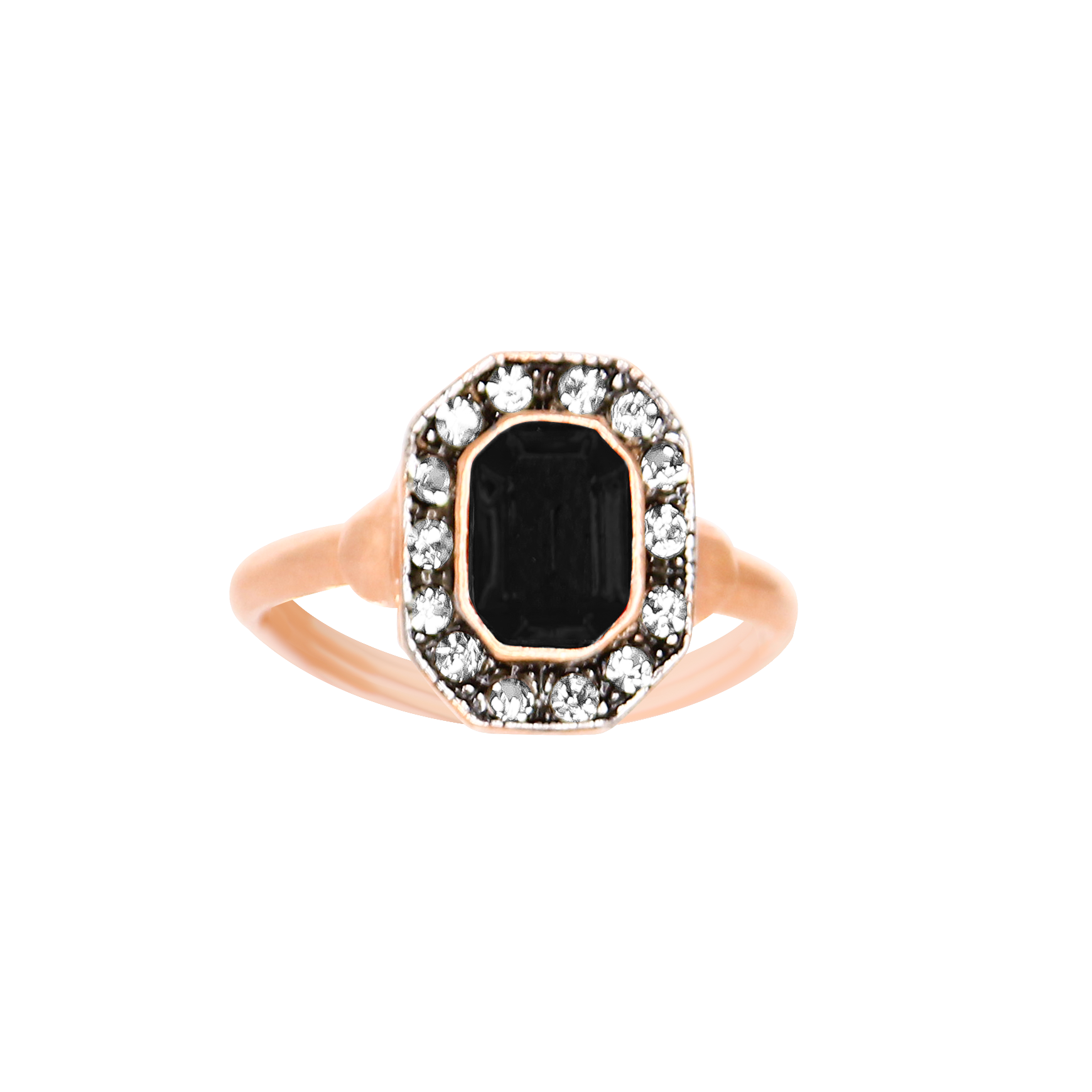 Black Crystal Ring