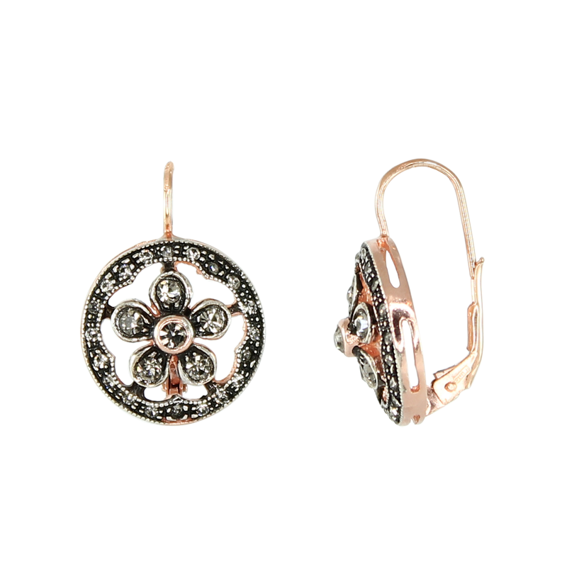 Crystal Daisy Earrings