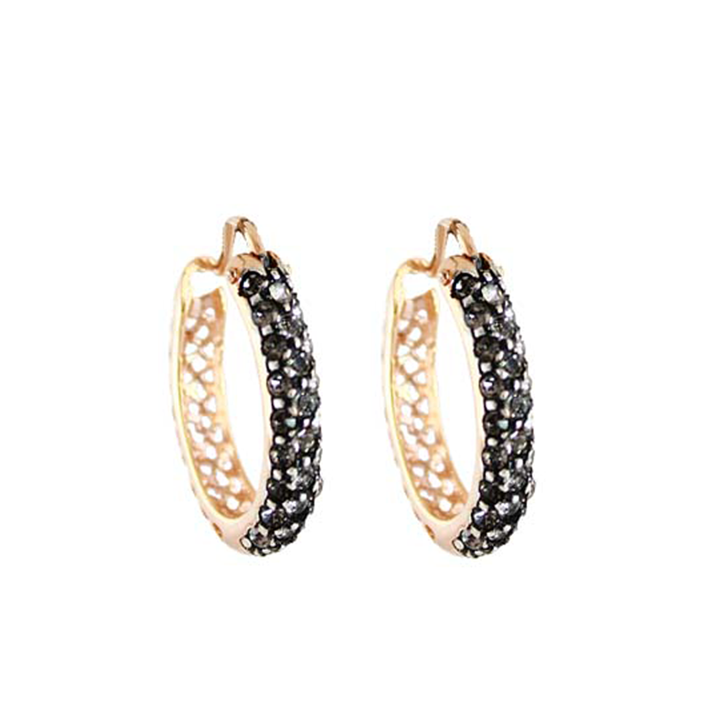 Crystal Hoop Earrings