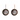 Bright Crystal & Rose Gold Round Drop Earrings