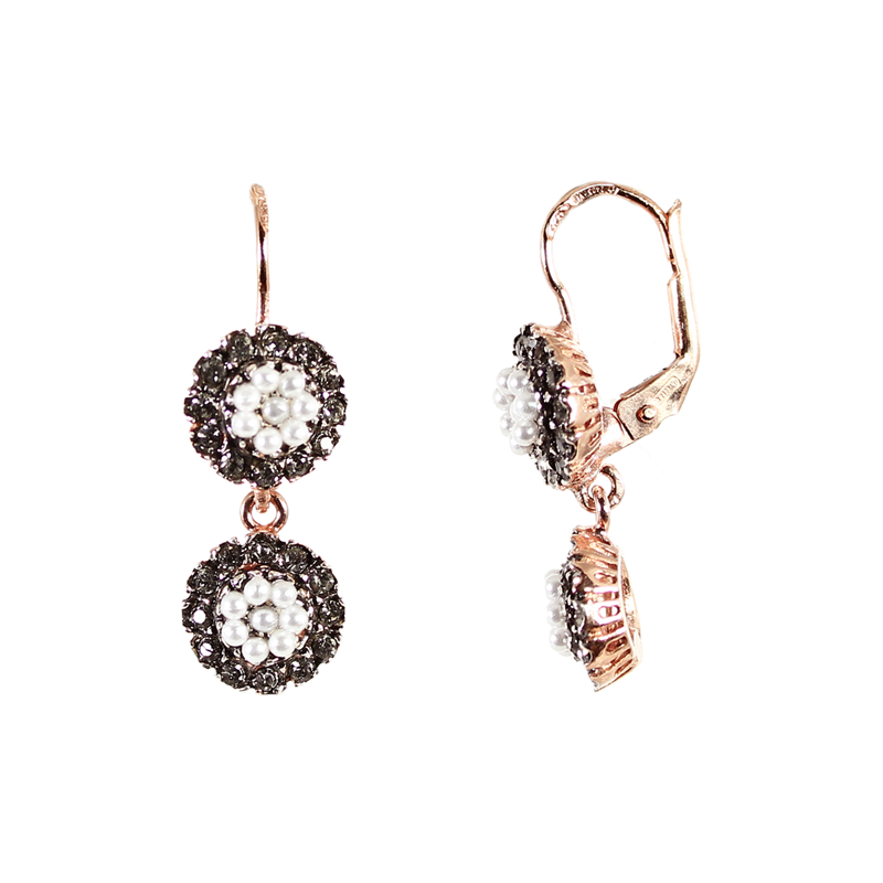 Pearl Double Drop Earrings