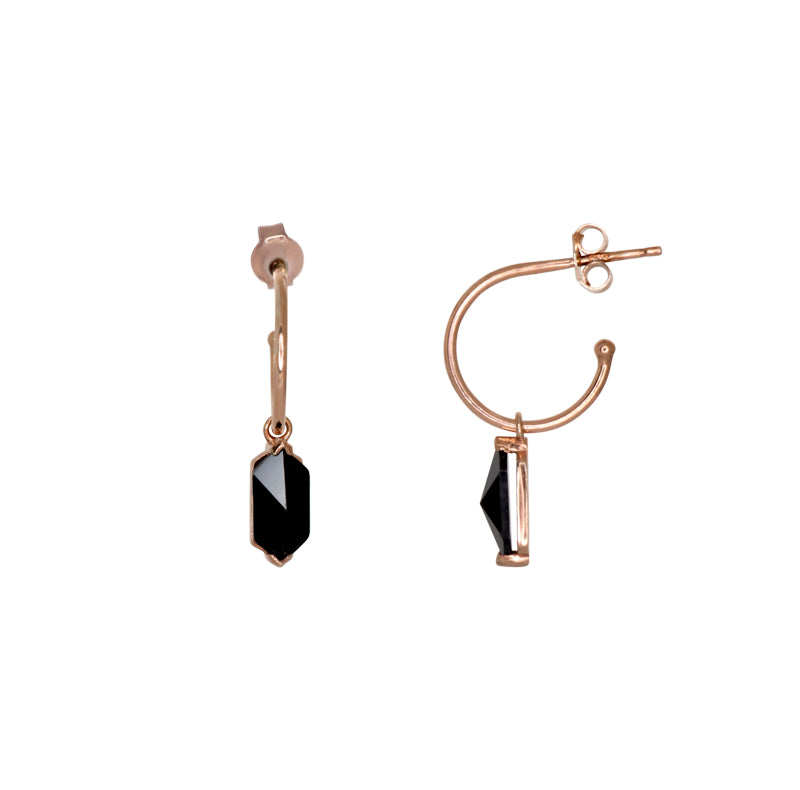 Black Geometric Earrings