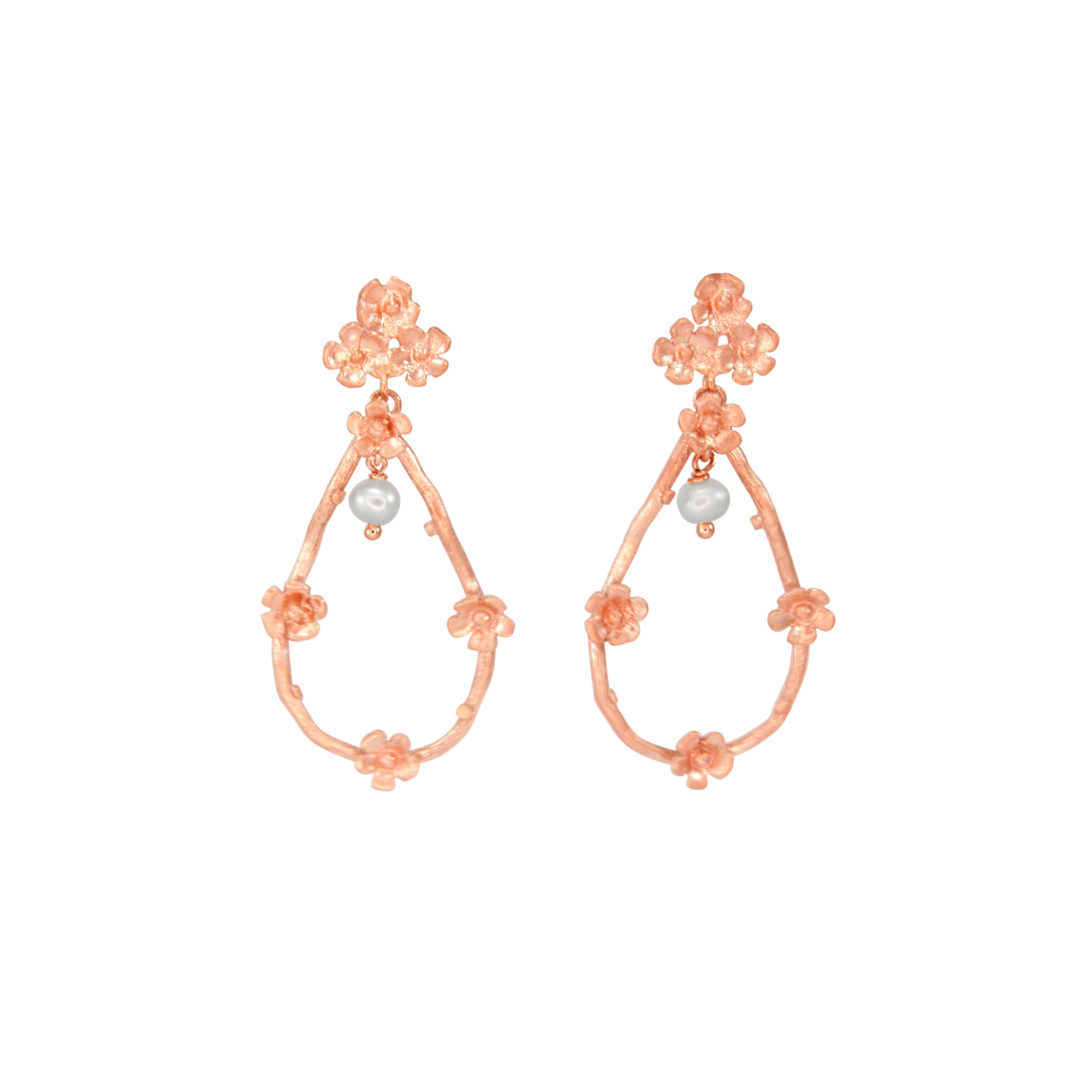 Daisy Chain Teardrop Earrings