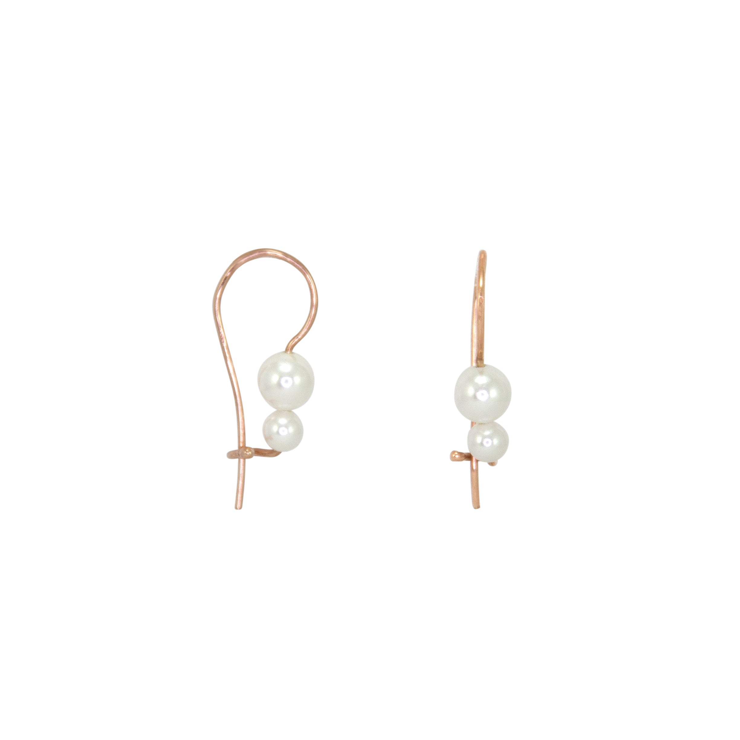 Double Pearl Earring