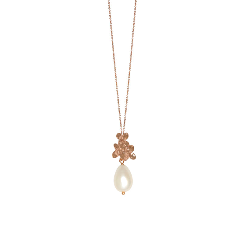 Flower & Pearl Pendant