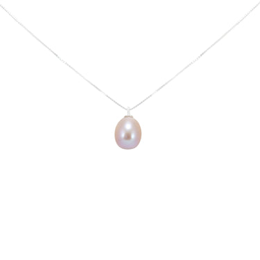 Pink Pearl & Silver Pendant