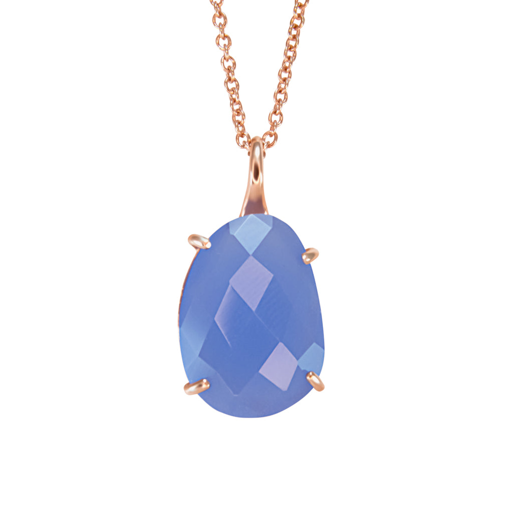 Pastel Blue Crystal Pendant