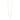 Clear Quartz Small Stone Necklace - 100cm