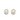 White Pearl Stud Earrings (Small)