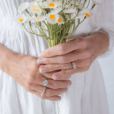 Heart Solitaire Ring