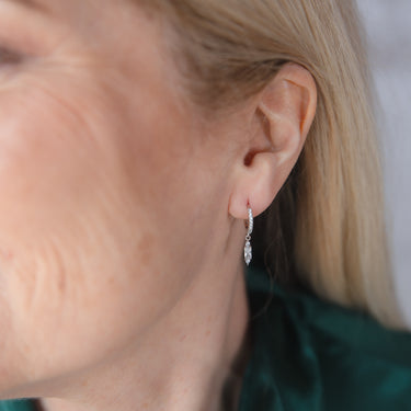 Deco Drop Huggie Earrings