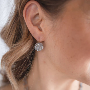 Pearl & Crystal Mound Earrings