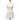 Cream-colored Linen Jewellery display stand with no dress.
