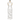 Cream-colored Linen Jewellery display stand with slim dress.