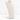 A modern, sculptural jewelry display bust made of textured beige fabric.