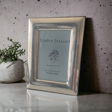 Bilaminato Light Silver Textured Frame - Medium