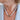 Silver grey pearl necklace with a Austrian crystals and rose gold clasp