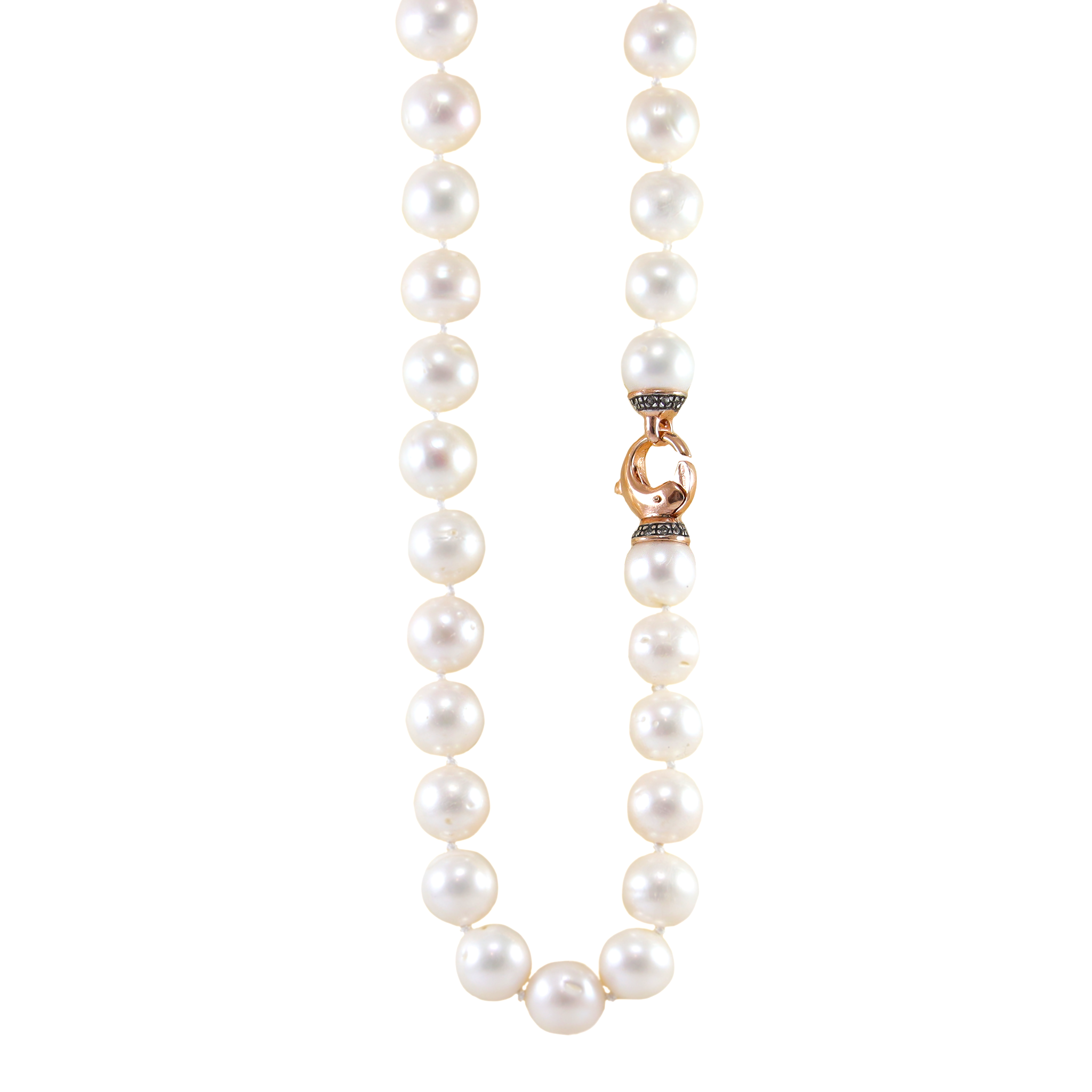 11-13mm White Pearl Necklace 19"