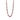 Red Agate & Rose Gold Link Necklace (Variant C)