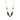 White Pearl, Black Agate Tear Drop & Rose Gold Necklace
