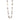 Silver Pearl, Cloudy Quartz, Crystal & Rose Gold Necklace - 56cm