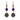 Amethyst & Quartz Drop Earrings