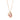 Rose Gold Hammered Pendant
