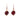 Red Agate Earrings - $102 RRP
