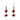 Red Agate Double Drop Earrings