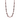 Red Agate & Rose Gold Link Necklace (Variant A)