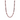 Red Agate & Rose Gold Link Necklace (Variant E)
