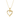 Gold Cubic Zirconia Heart Pendant
