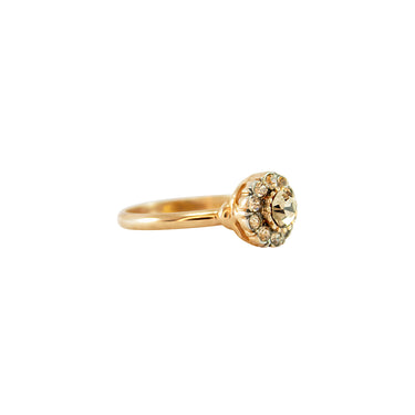 Crystal Circle Ring