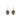 Dark Blue Crystal Oval Drop Earrings