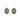Fume Crystal Oval & Rose Gold Earrings
