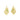 Aladdin Earrings - Gold - $117 RRP