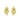 Large Aladdin Earrings - Gold - $179 RRP