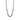 Red Agate & Rose Gold Link Necklace (Variant D)