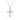 Cubic Zirconia Looped Cross Pendant