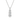 Three Drop Silver Cubic Zirconia Pendant
