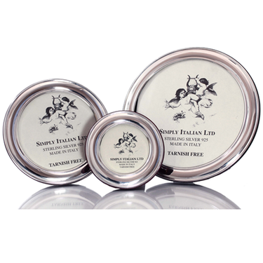 Sempre Sterling Round Frame - Medium