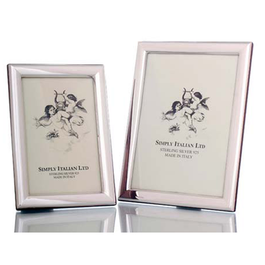 Sempre Sterling Modern Plain Flat Frame - Large
