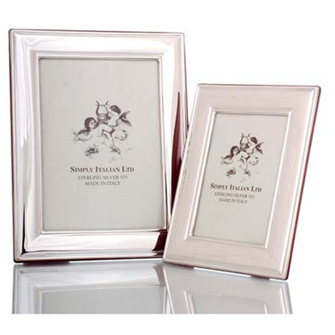 Sempre Sterling Plain Wide Frame - Large