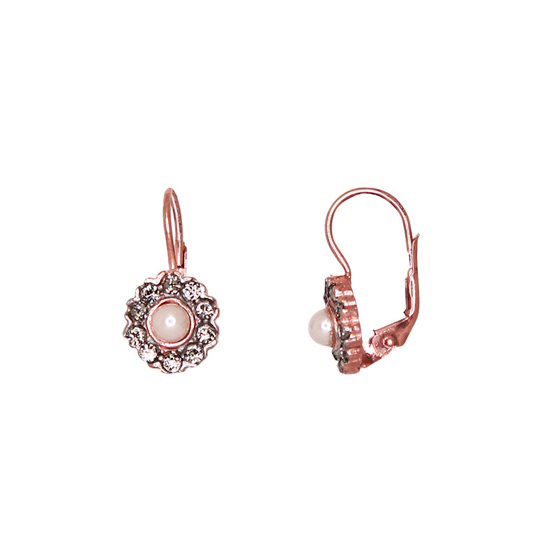 Pearl & Crystal Earrings (Small)