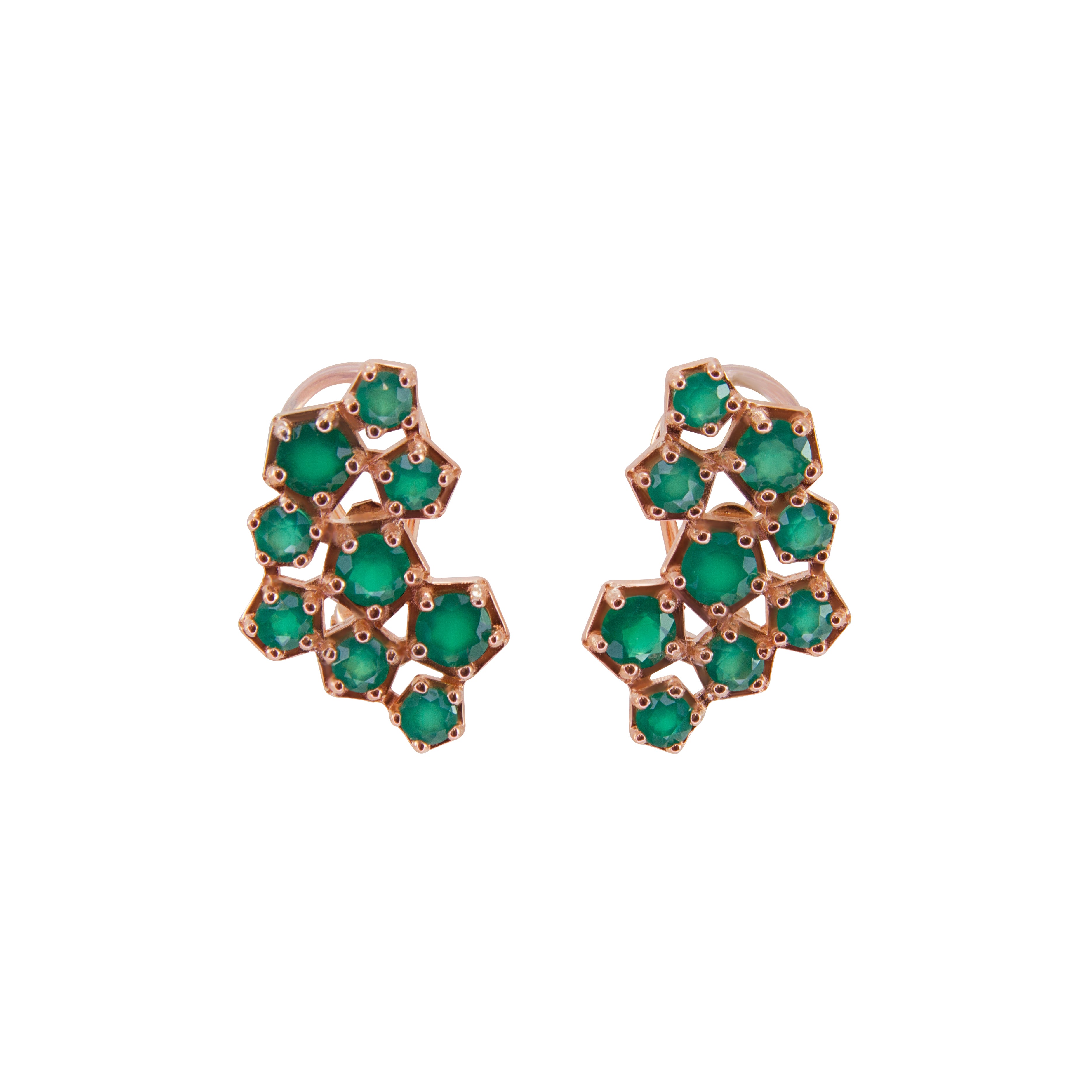 Green Onyx  Earrings