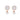 Clear Quartz & Pearl Drop Earrings - $390 RRP