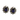 Iolite & Crystal Oval Stud Earrings