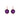 Purple Crystal Disk Earrings