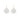 Small White Mother-of-Pearl Flower Earrings